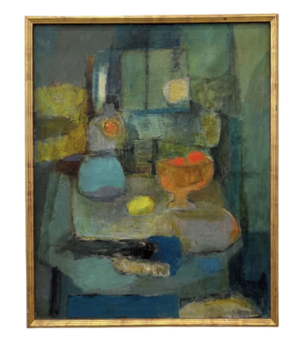 American Early Mid-Century Modern Still Life Signed (1 of 5)