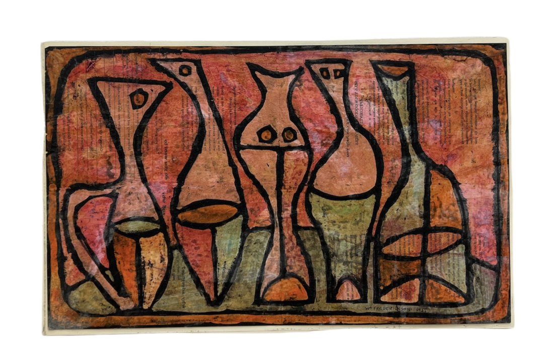 WILLIAM FREDERICKSEN (1914-2010, Norway) Abstract (1 of 3)