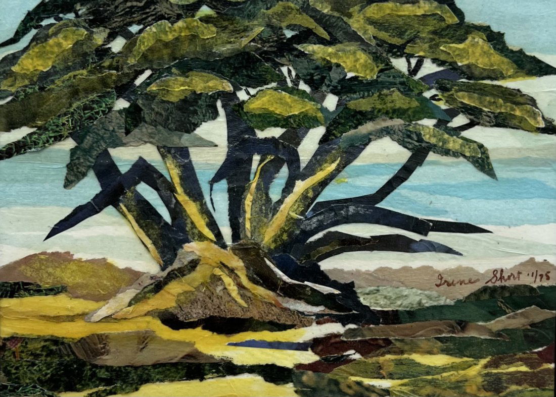 IRENE SHORT, Modernist Carmel California Landscape Collage (1 of 2)