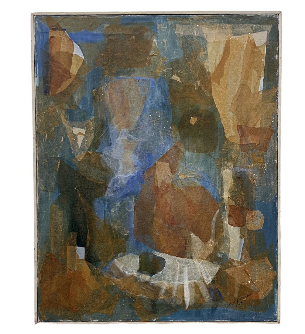 ROBERT E. CARSON (20th c, American) Abstract 1964 (1 of 3)