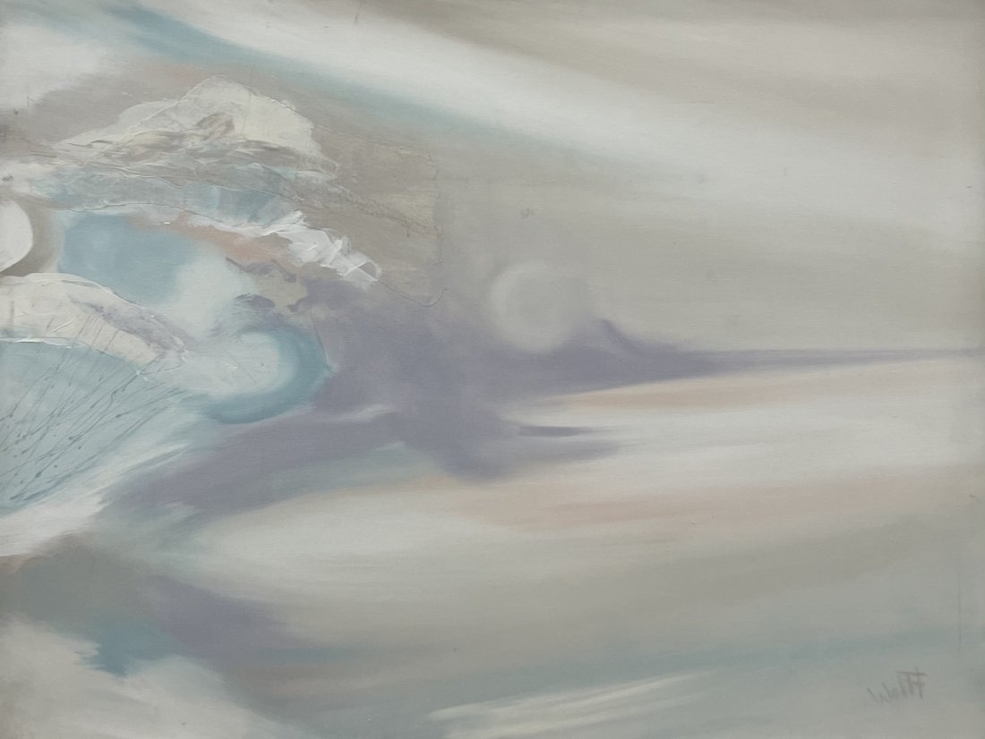 Mid-Century Modern Abstract Signed Mystery Artist (1 of 5)