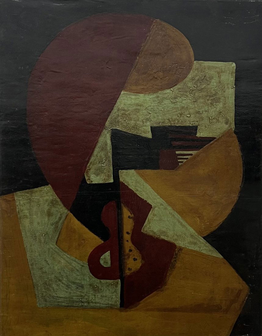 Early French School Signed Cubist Abstract (1 of 6)