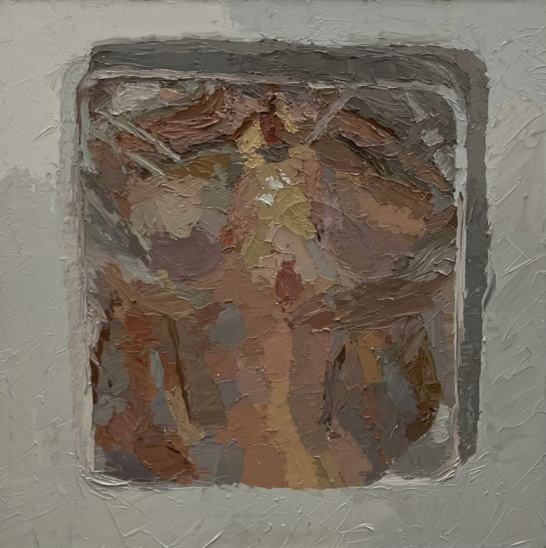 Biomorphic Abstract Painting, Unknown Artist (1 of 4)