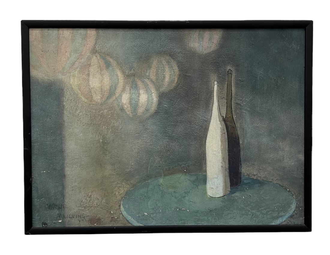 WRAY MANNING (1887-1971, Ohio) Modernist Still Life (1 of 3)
