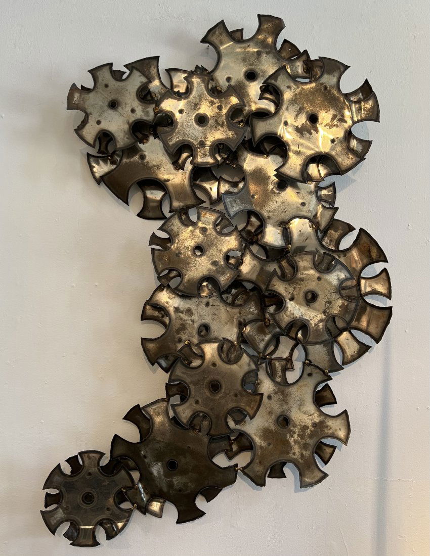 Monumental Brutalist Torch-cut Steel Wall Sculpture By Don Freedman (1 of 5)