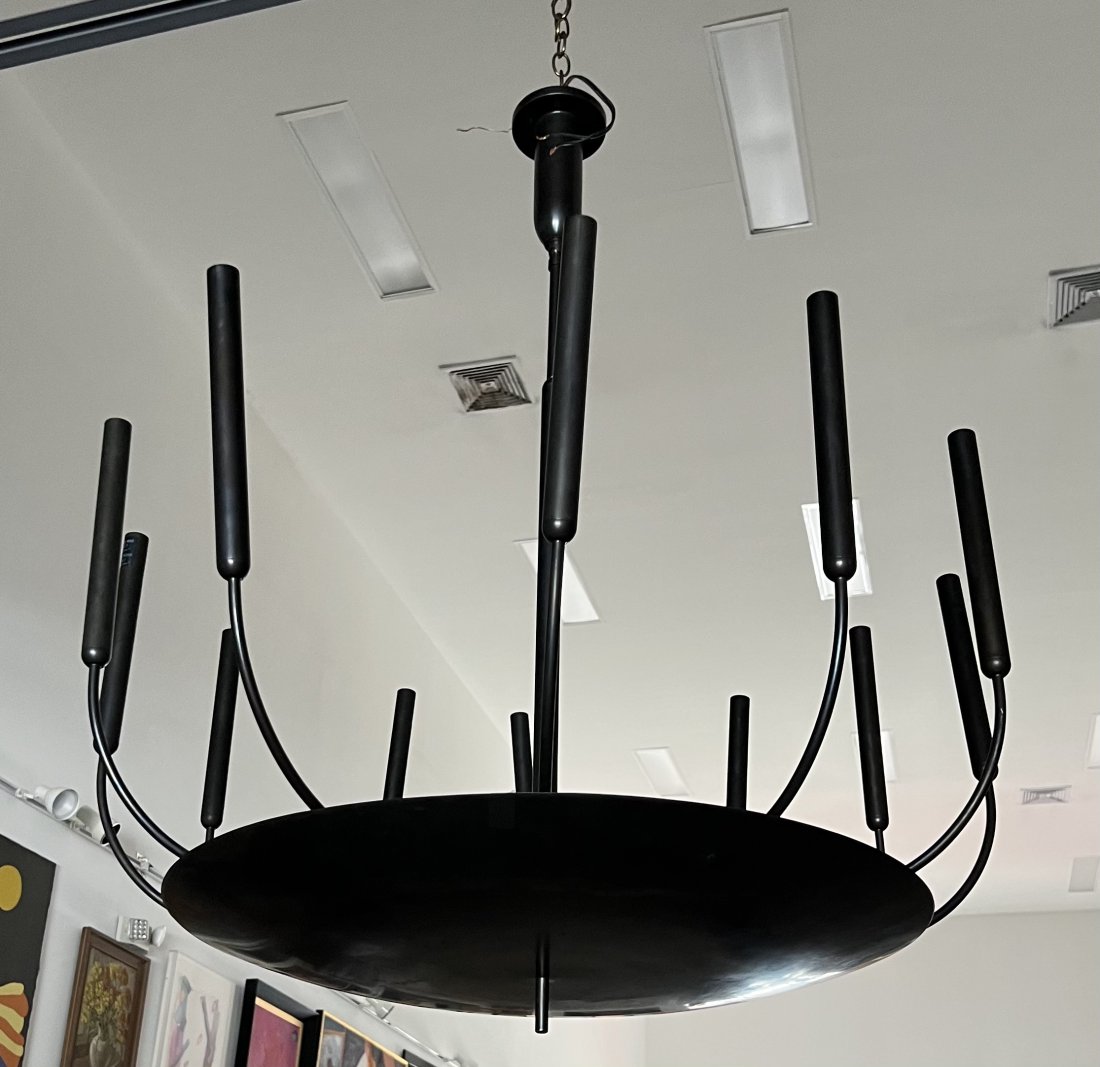 Restoration Hardware Quenouilles Round Chandelier (1 of 5)