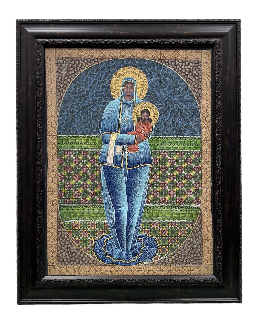 SINCILIUS ISMAEL (20th c, Haiti) The Madonna (1 of 3)