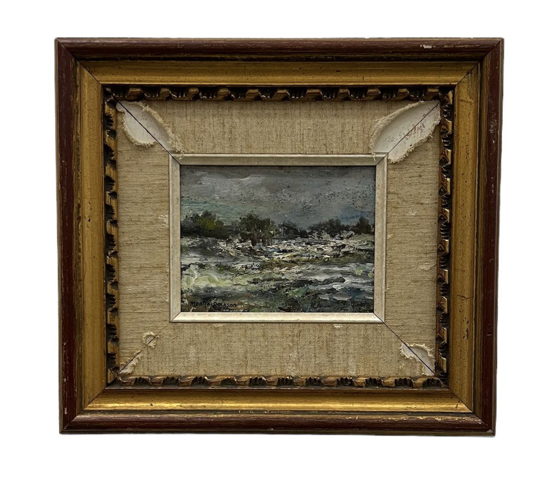 MARTIN JACKSON (1919-1986, Philadelphia) Fairmount Park Winter (1 of 3)