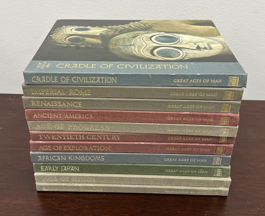 Ages Of Man Art History Books By Time Life 11 Volumes: As pictured