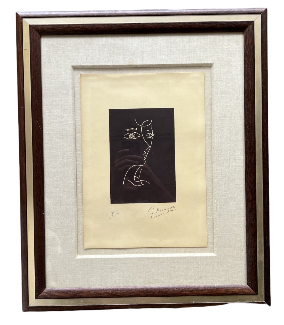 GEORGES BRAQUE, Pencil Signed Lithograph (1 of 3)