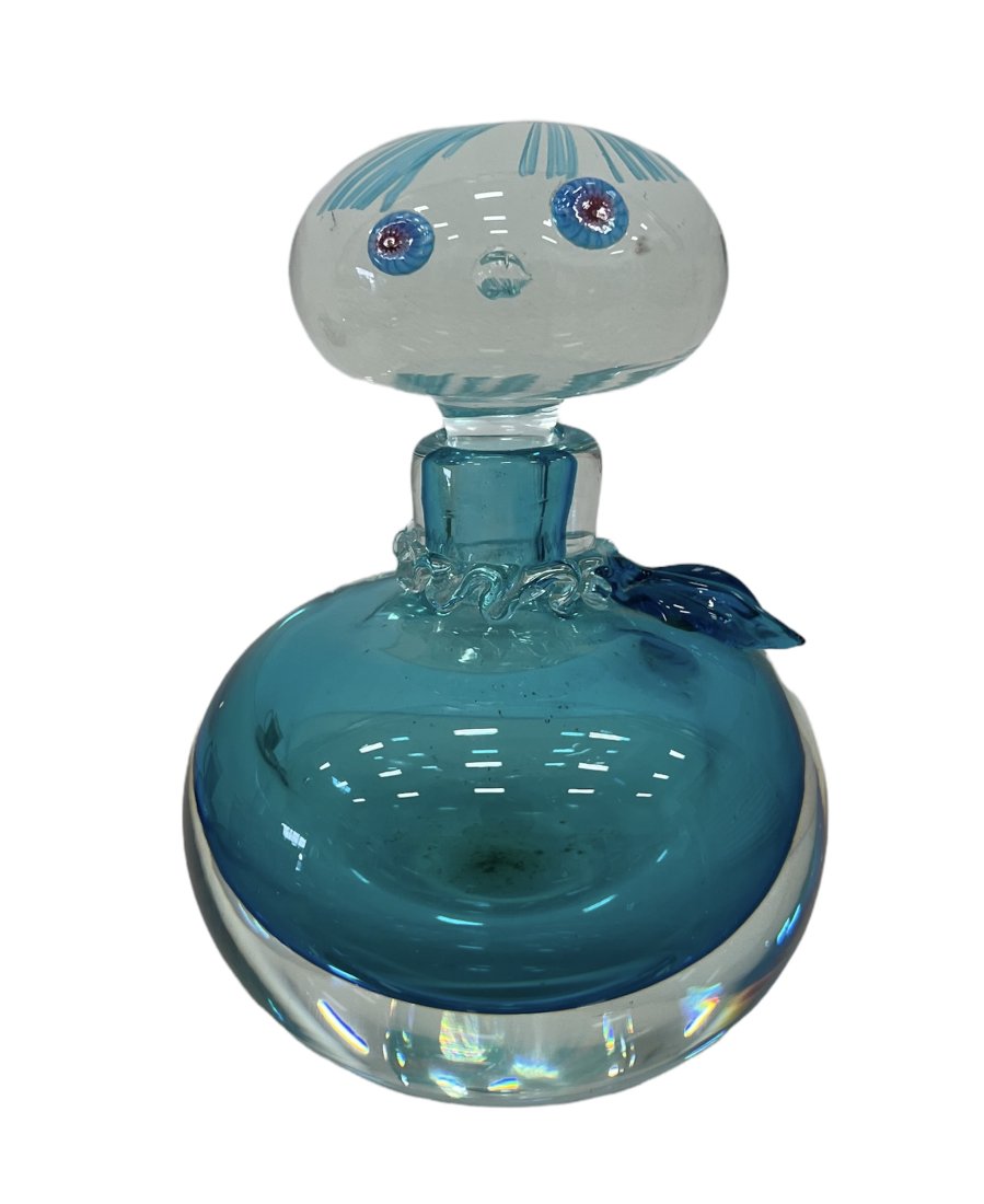 Vintage Murano Glass Decantur: 7 1/4 x 5 in
