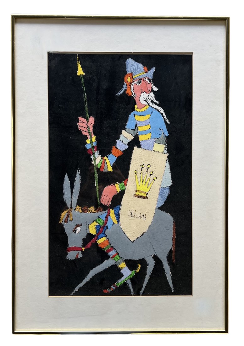 JOVAN OBICAN (1918-1986, French) Don Quixote (1 of 2)