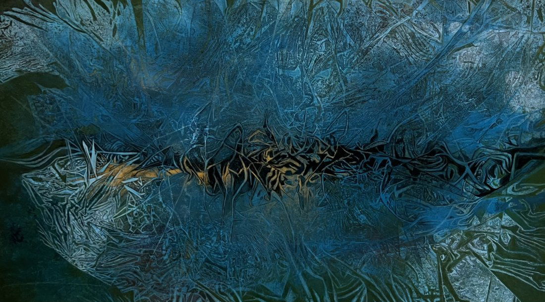 Contemporary Mixed Media Abstract (1 of 2)