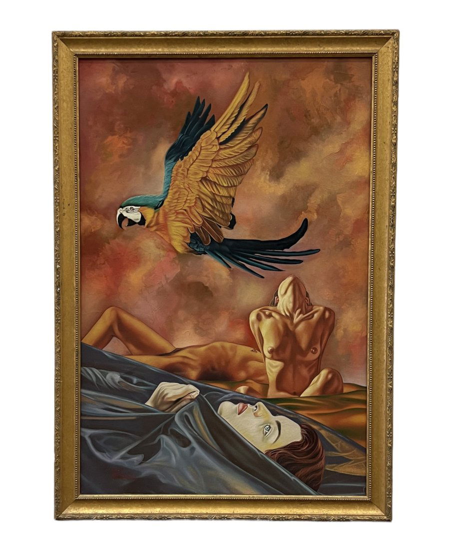 ROBERTO PORTELLA (20th c, Latin American) Surrealist (1 of 3)