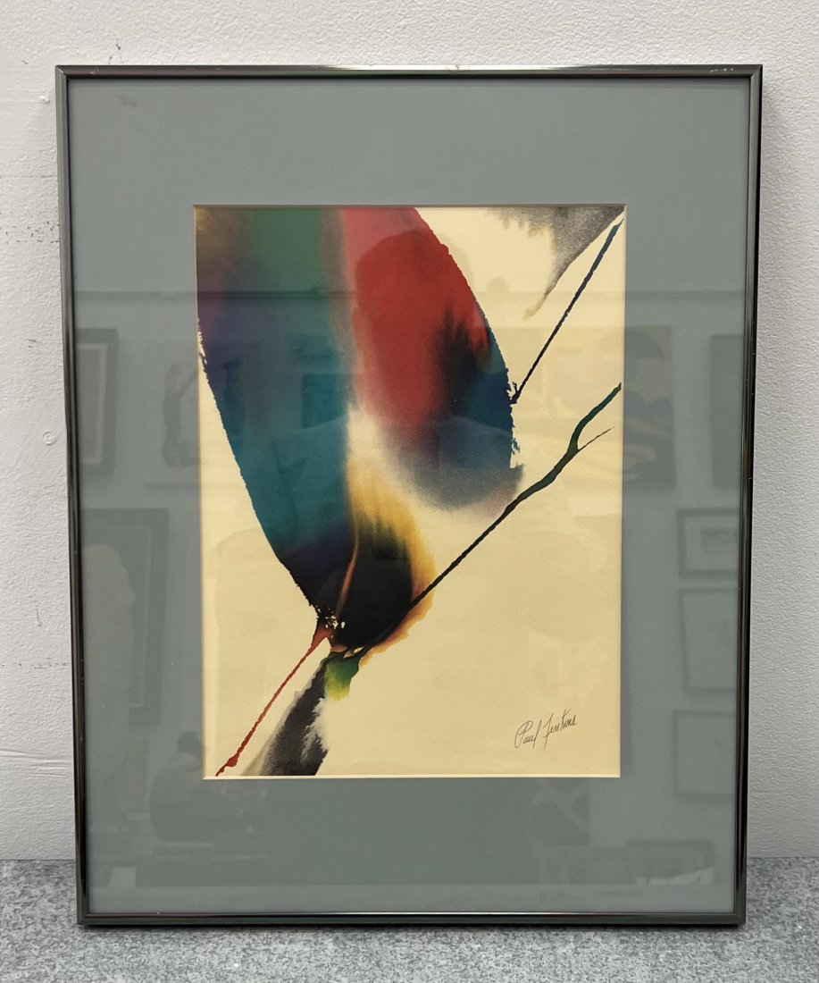 Vintage Paul Jenkins Abstract Lithograph (1 of 2)