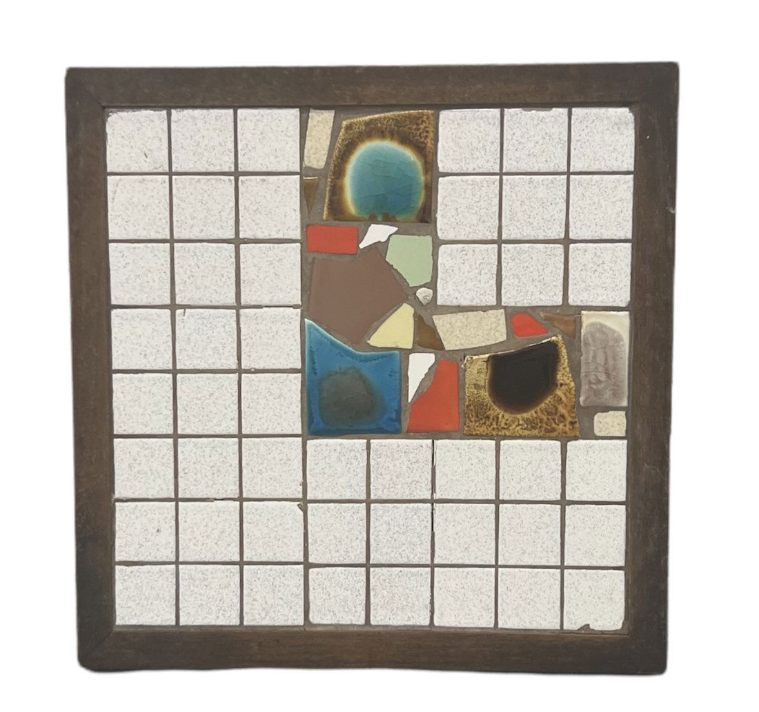 Post-Modernist Mosaic Tile Abstract Panel (1 of 2)