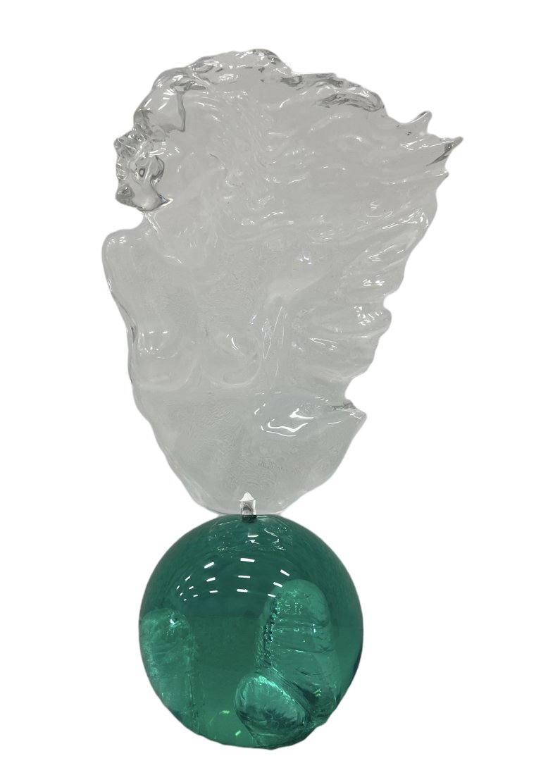 YAACOV HELLER (b. 1941, Israeli) Art Nouveau Inspired Lucite Sculpture (1 of 3)