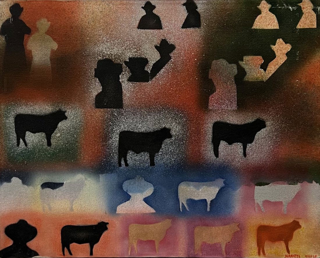 JEANETTE WELTY CHELF (1929-2021, Texas) Abstract (1 of 4)