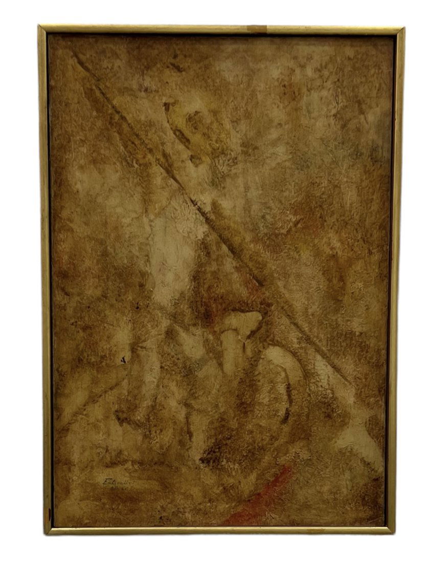 CARLOS ESTAVILLET( 20th c, Latin American) 1960's Abstract (1 of 3)