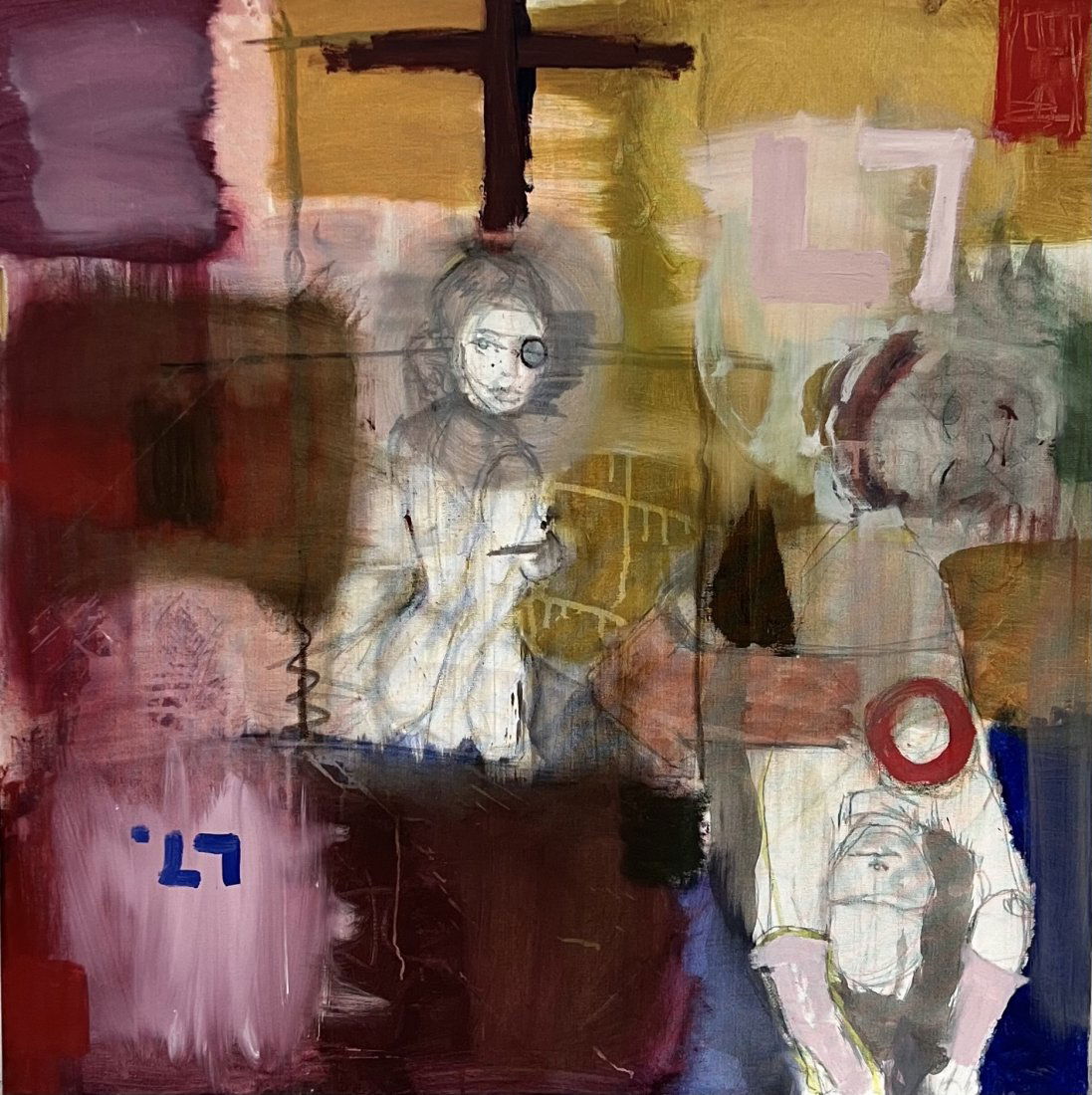 JOHN SEBASTIAN, Abstract Painting (1 of 3)