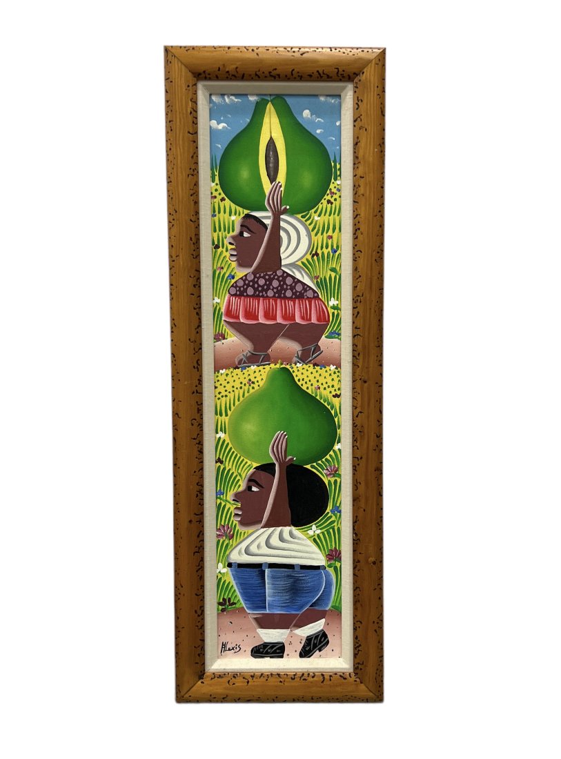 Naive Colombian Folk Art Painting SIgned Alexis (1 of 3)