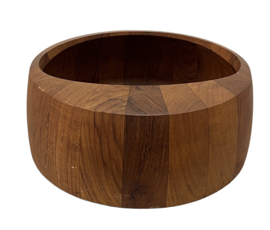 Dansk Danish Modern Staved Teak Salad Bowl (1 of 3)