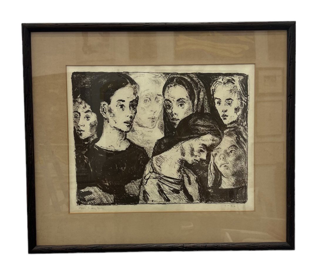 Moses Soyer Etching (1 of 4)