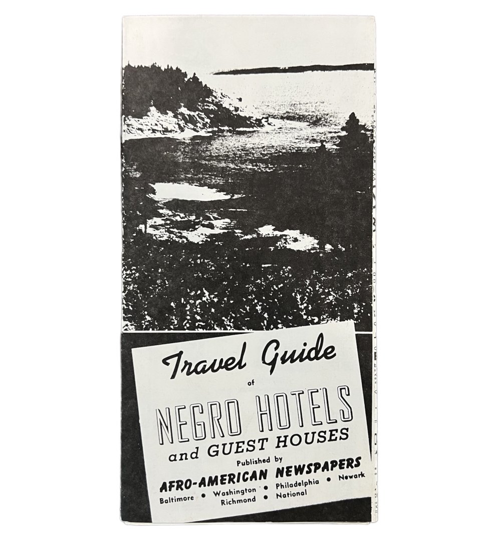 Map of Negro Hotels 1942: Great condition
