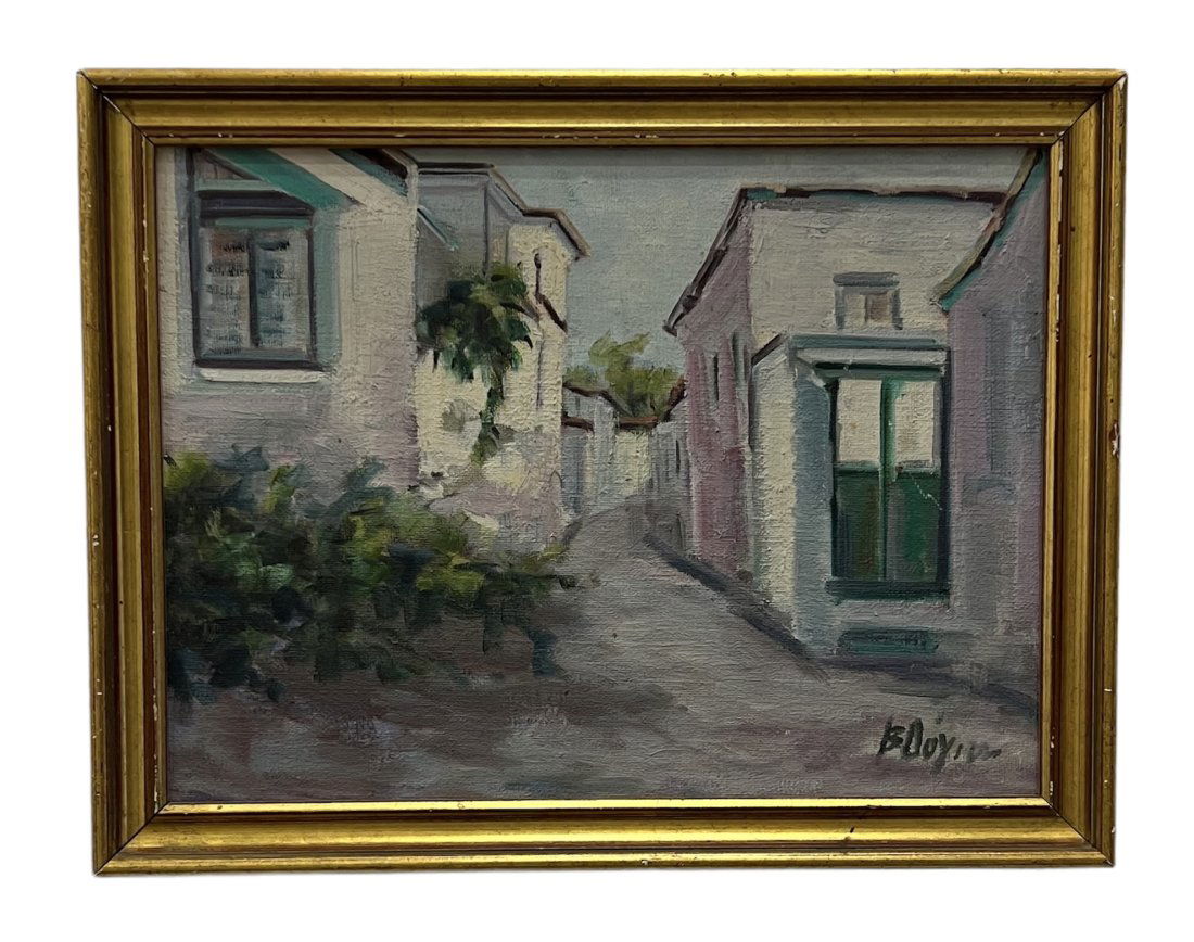 VOULA DOYIA (b. 1944, Greece) Impressionist Village Scene (1 of 3)