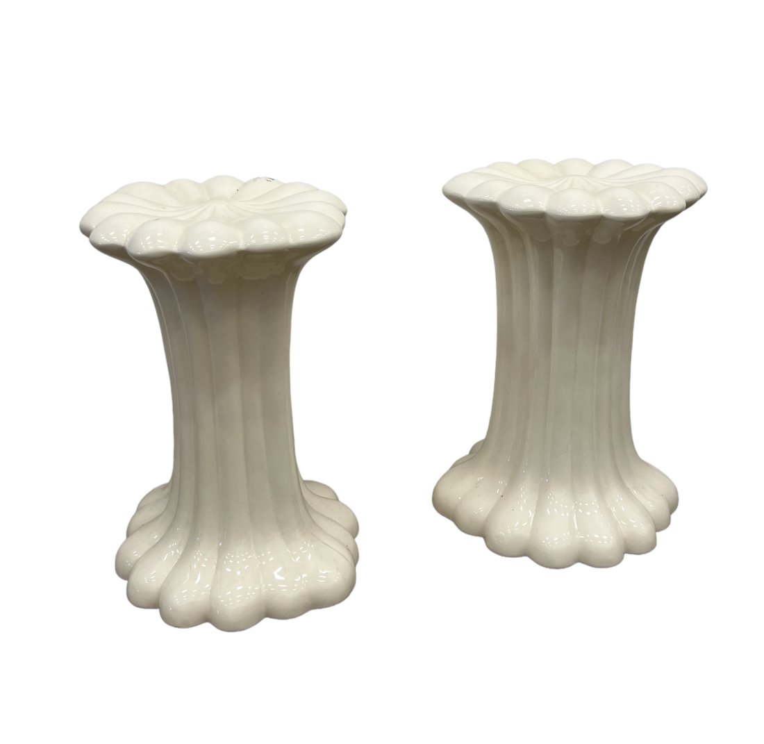 Pair Of 1980's Post Modern Ceramic Table Bases (1 of 4)