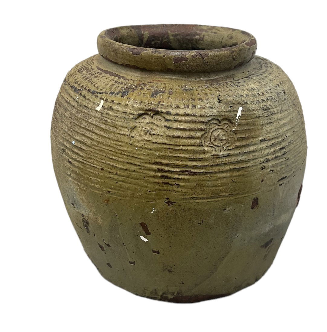 Stamped Modern Studio Pottery Vase (1 of 5)