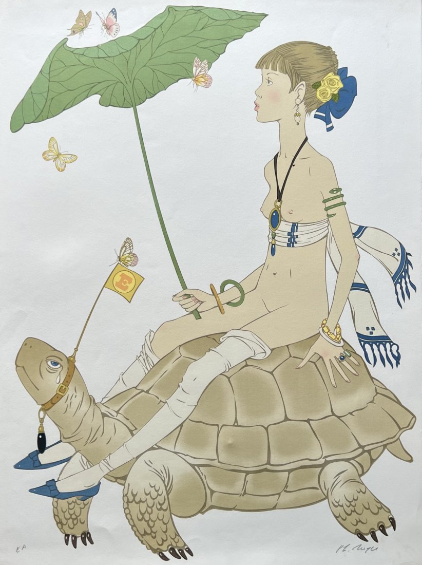 Philippe Henri Noyer Pencil Signed Lithograph (1 of 2)