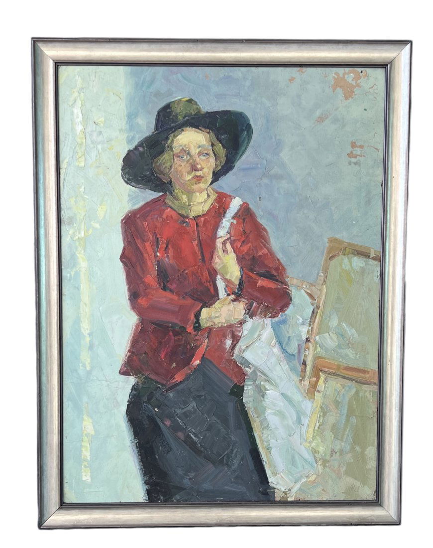 European School Impressionist Portrait Of A  Woman (1 of 2)