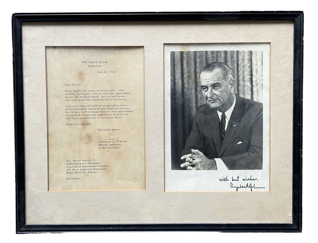 Lyndon B Johnson Autograph (1 of 1)