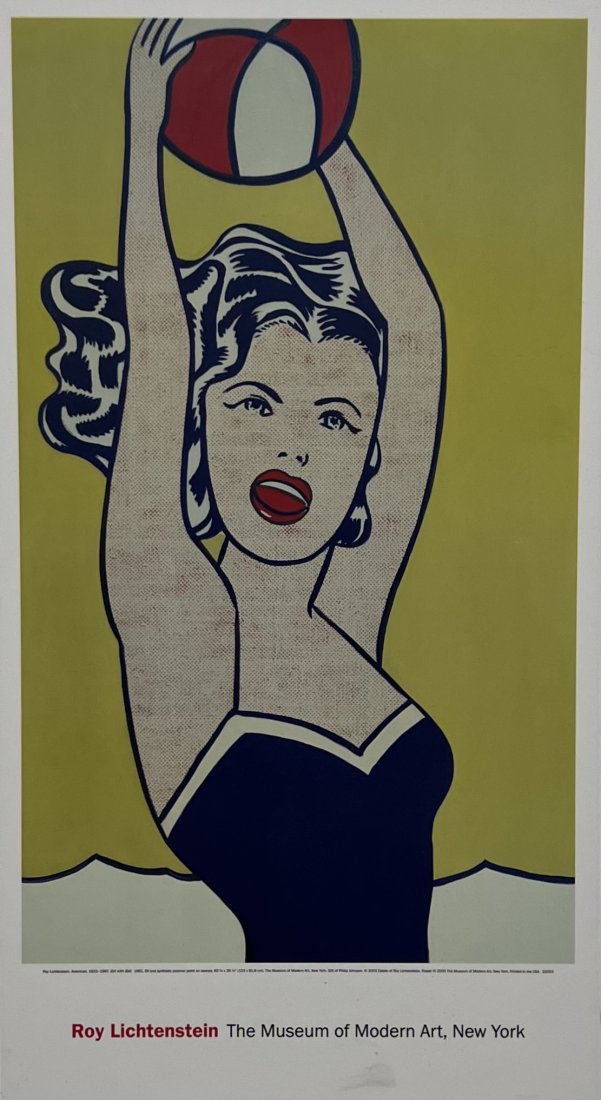 ROY LICHTENSTEIN Pop Art MoMa Poster (1 of 4)