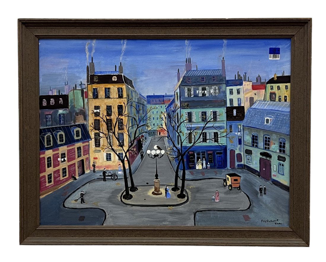 After Michael Delacroix Paris Street Scene (1 of 4)