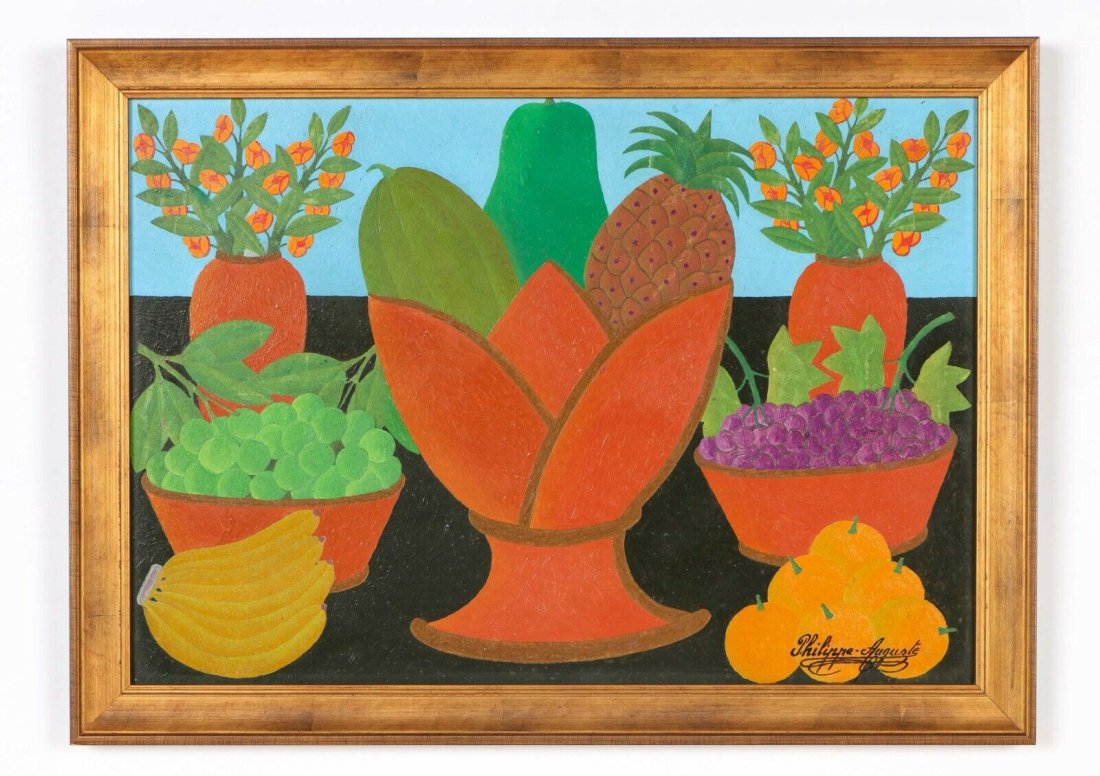 SALNAVE PHILIPPE-AUGUSTE (1908-1989, Haitian) Still Life (1 of 3)
