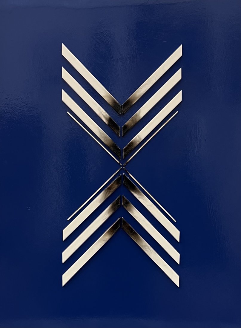 Contemporary Mixed Media Collage Signed On Back (1 of 2)