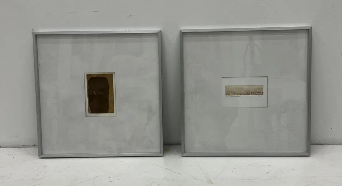 STEPHEN FRANCIS DUFFY, Pair Of Etchings: 18 1/2 x 18 1/2 in framed