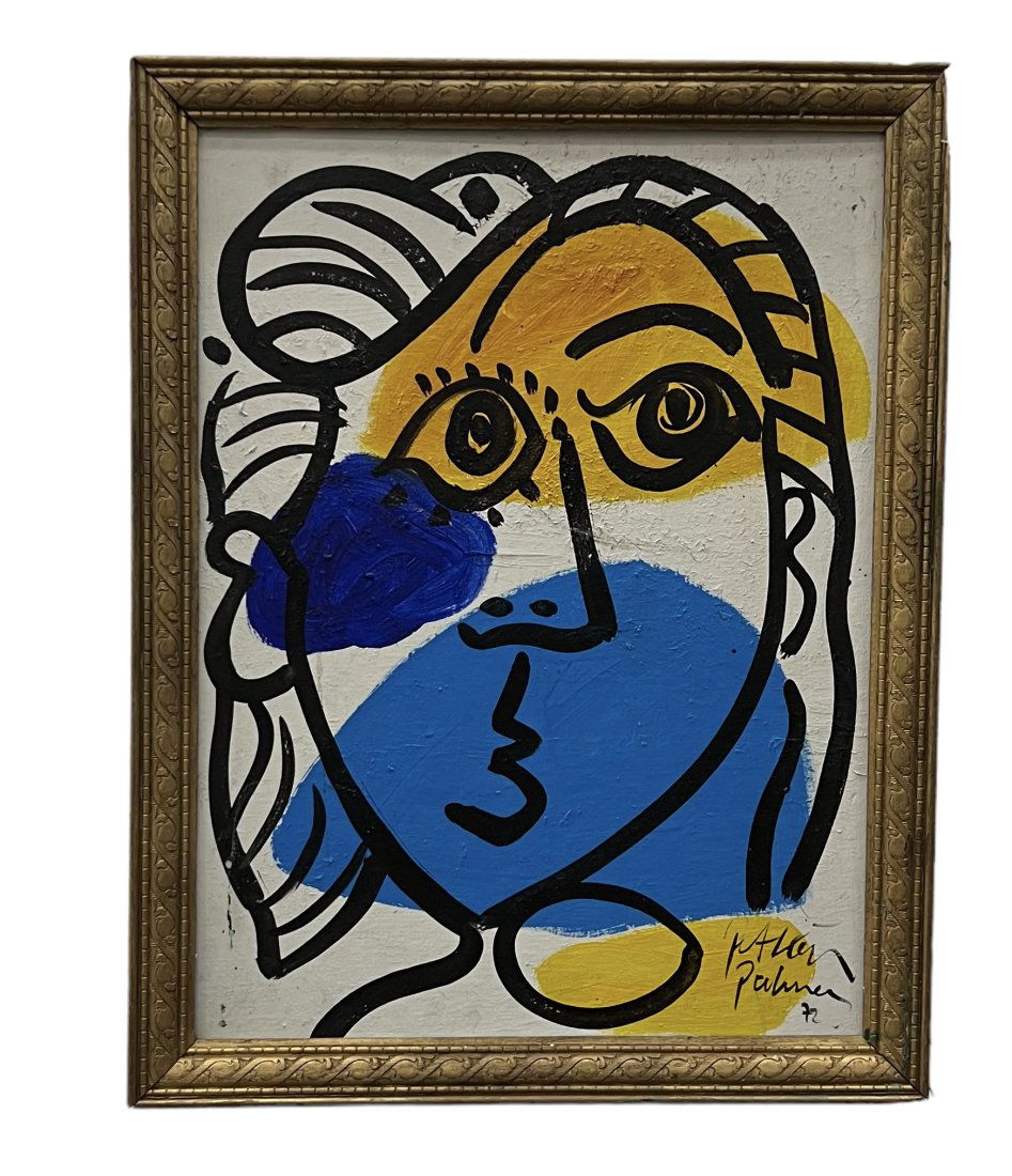 PETER KEIL (b. 1942, Germany) Portrait: Oil on board 24 x 18 in, 26 x 20 in (framed)