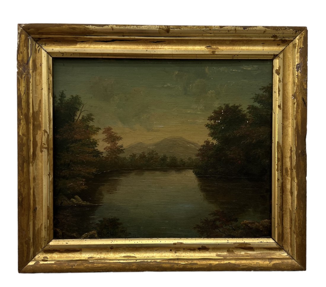 19th Century Impressionist Hudson River School Landscape (1 of 2)