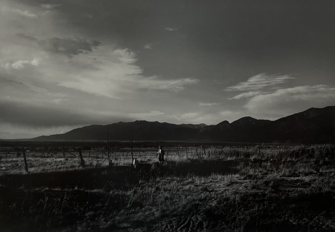 Dick Spas, Taos Valley, New Mexico 1971: Gelatin, 18 3/4 x 13 1/4 in (image), 26 1/2 x 19 1/2 in (framed)