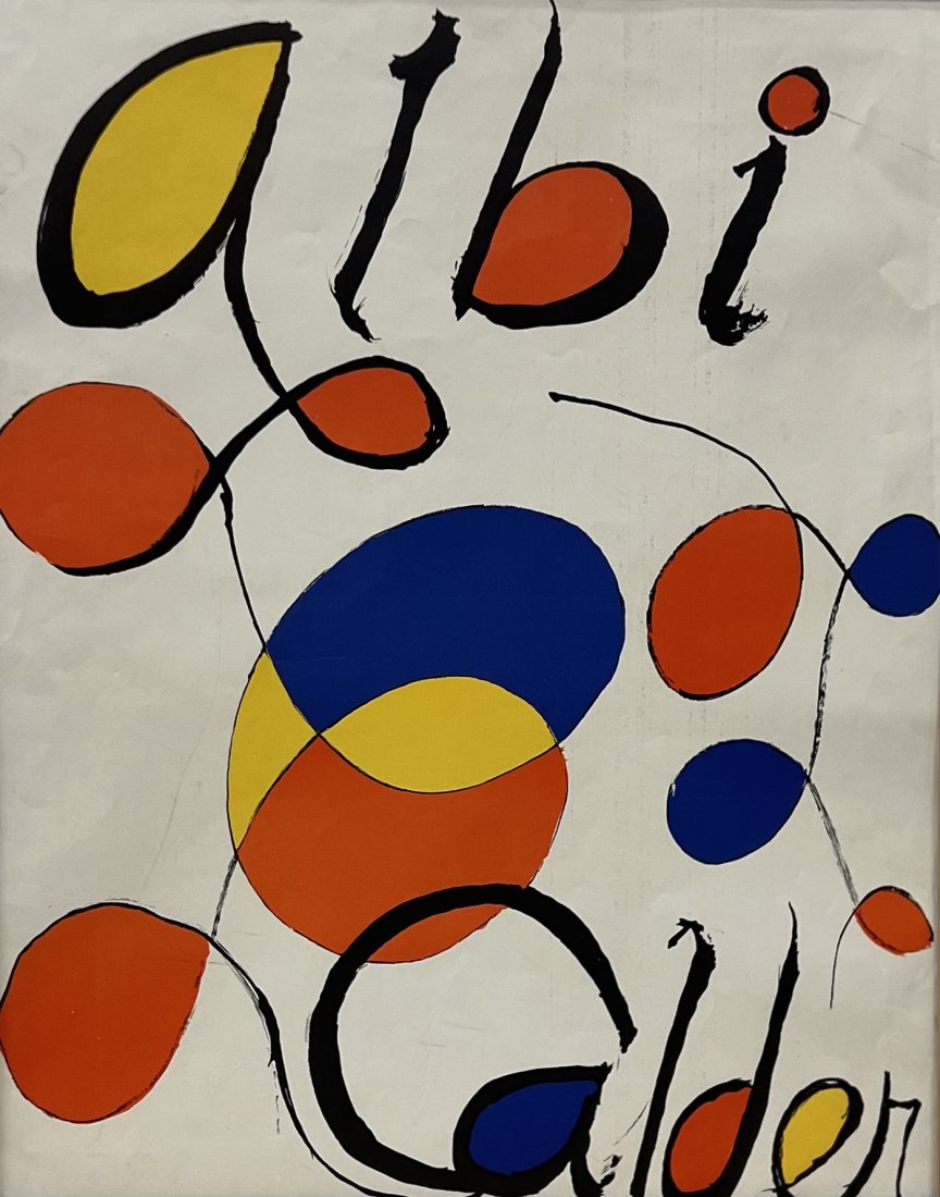 Vintage Alexander Calder Lithograph, Albi (1 of 4)