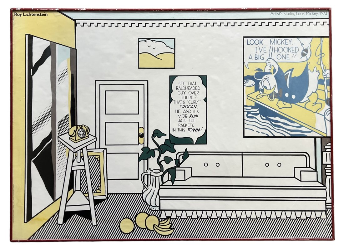 Roy Lichtenstein Artist's Studio, Look Mickey 1973 (1 of 2)