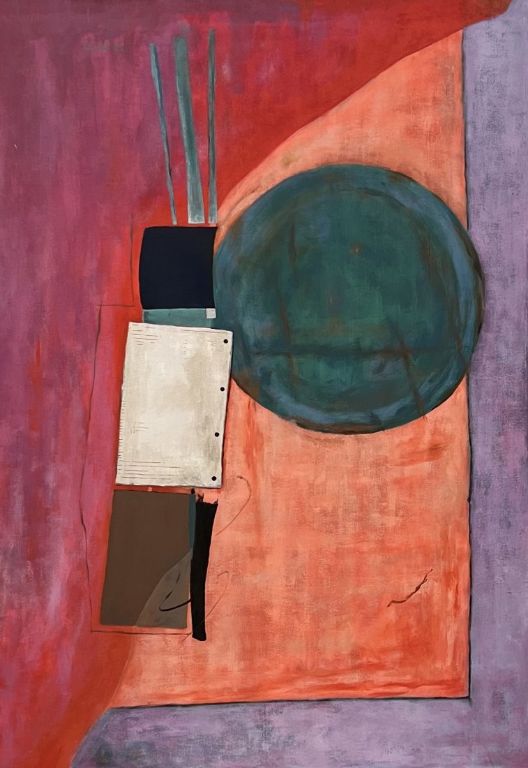 Monumental Post-Modernist Constructivist Abstract, Signed (1 of 4)