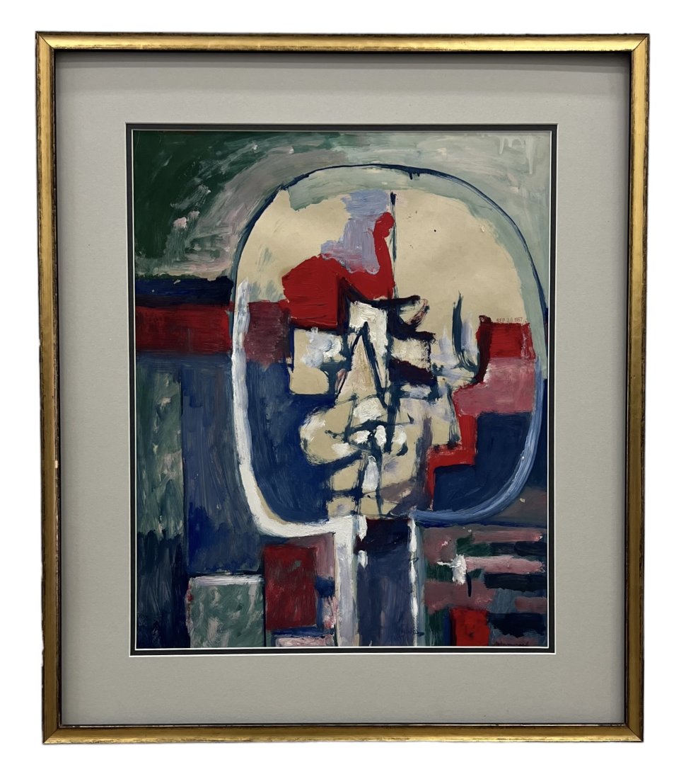 JACK HAMMACK (1925-1990, Oregon) Abstract 1957 (1 of 4)