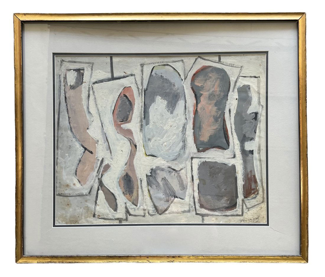 JACK HAMMACK (1925-1990, Oregon) Abstract 1955 (1 of 3)