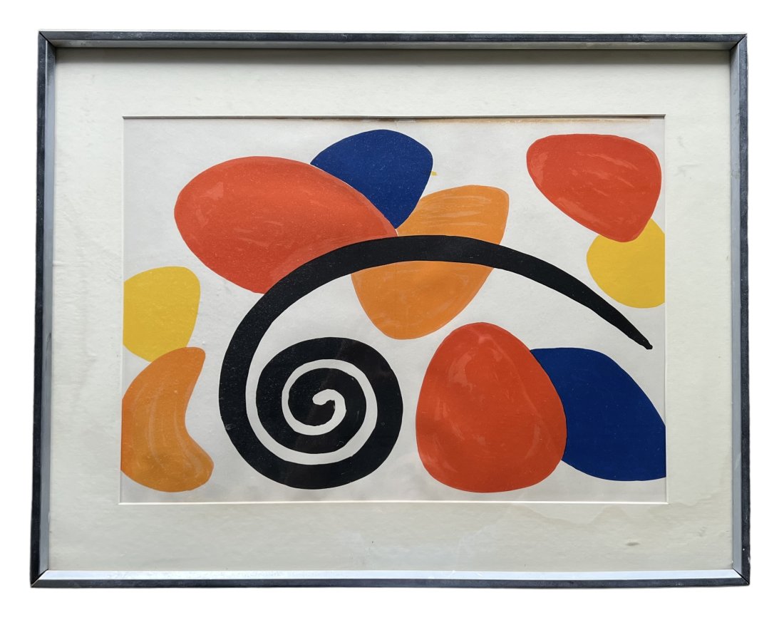 Alexander Calder Abstract Lithograph (1 of 2)