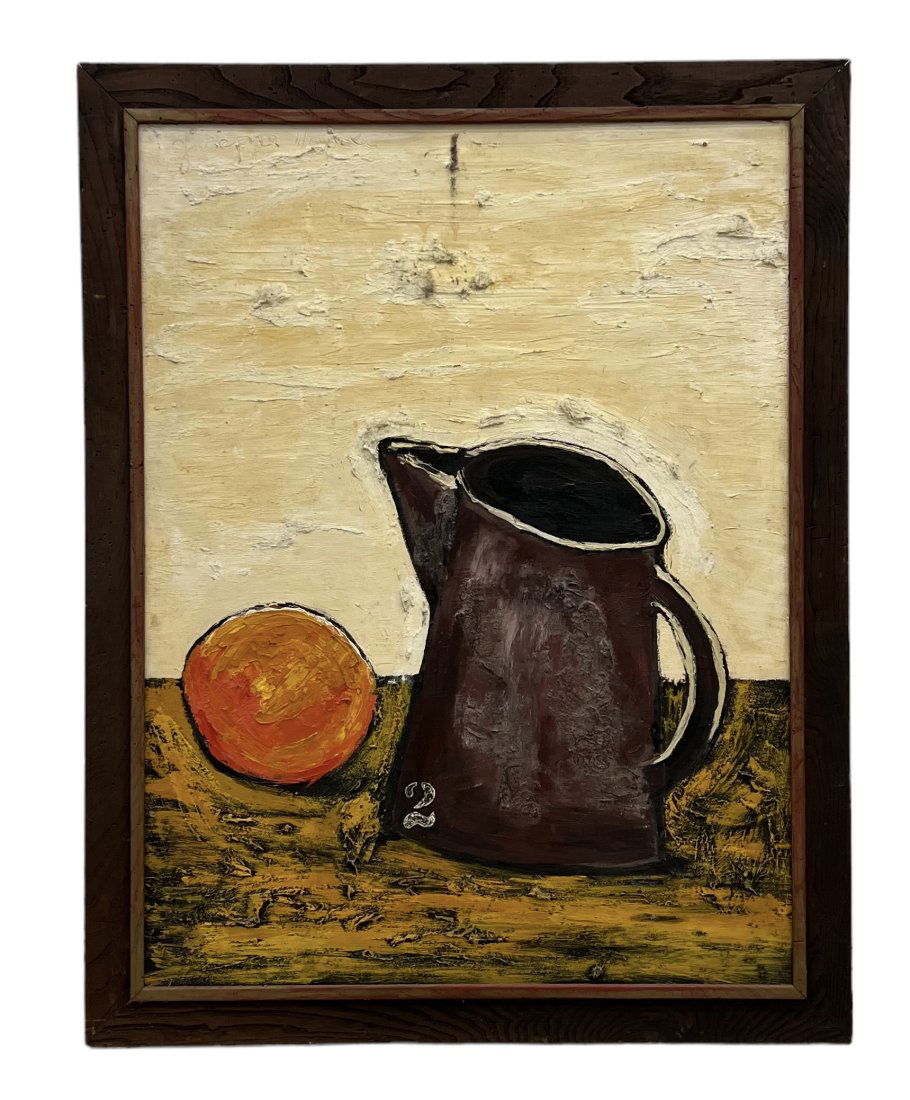 Giuseppe Napoli,  Italian Modernist Still Life Painting, Signed (1 of 3)