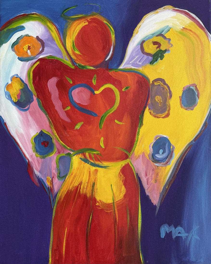 PETER MAX (b. 1937, American) Angel Series 1980's (1 of 2)